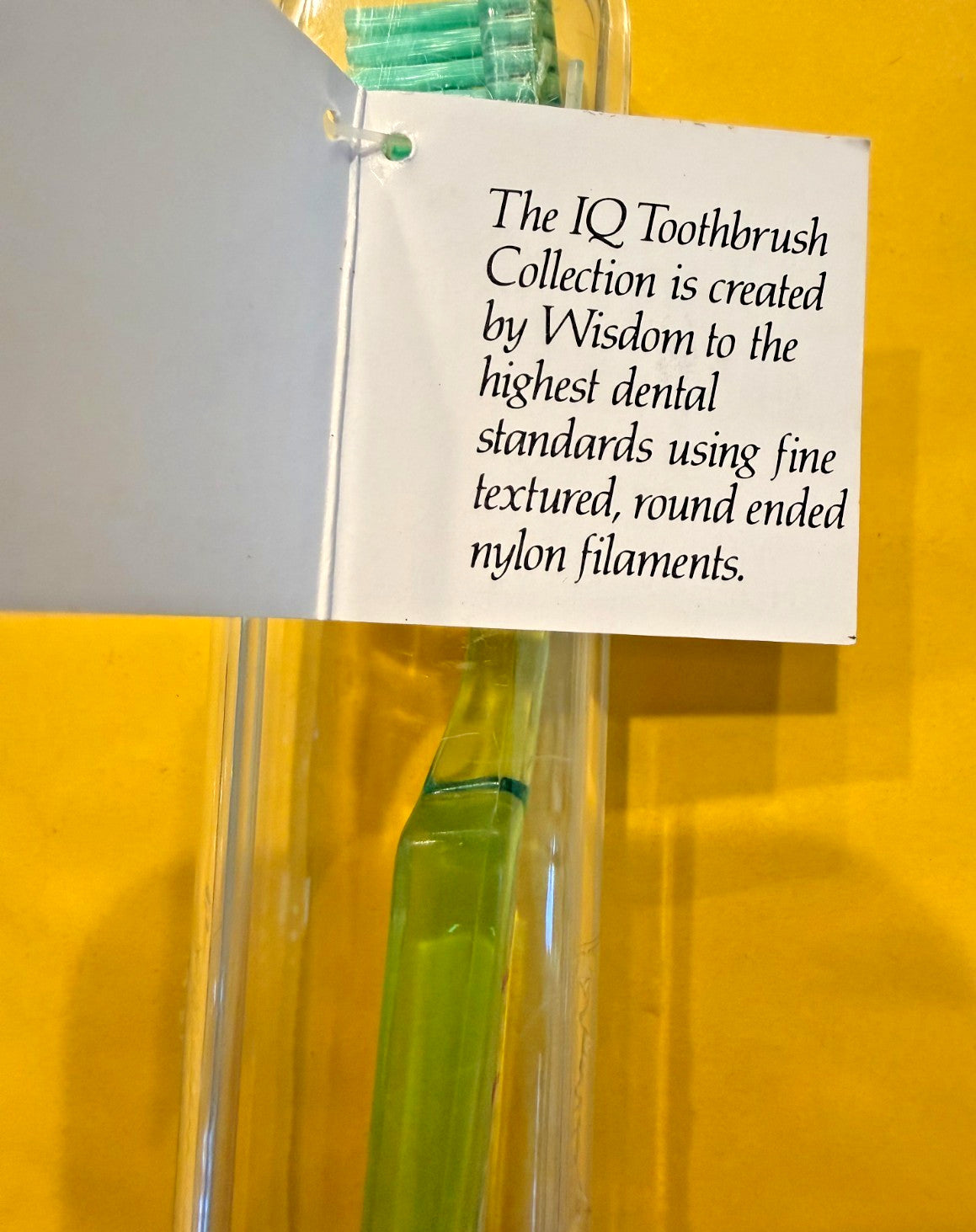 12 x WISDOM IQ Hard Toothbrush regular and orthodintic Pack of 12 units. UK made