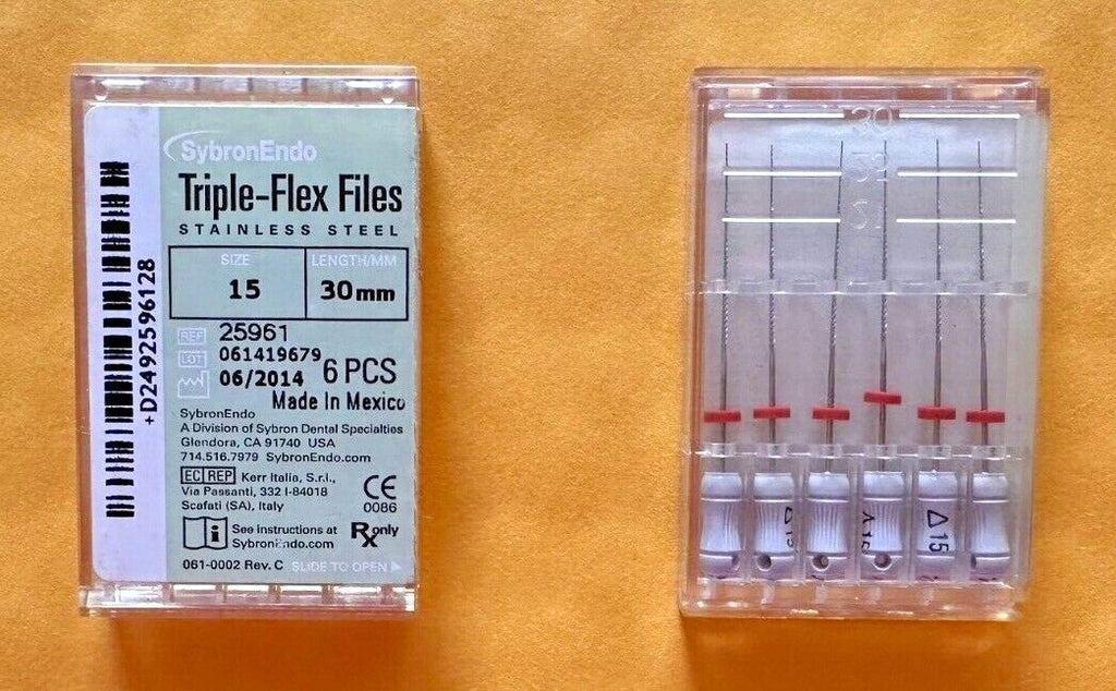 10 boxes SybronEndo KERR TRIPLE-FLEX FILES 6/Box.