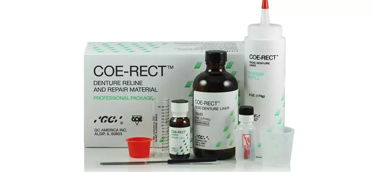 GC Coe-Rect Professional Package. Self-Curing Hard Denture Liner