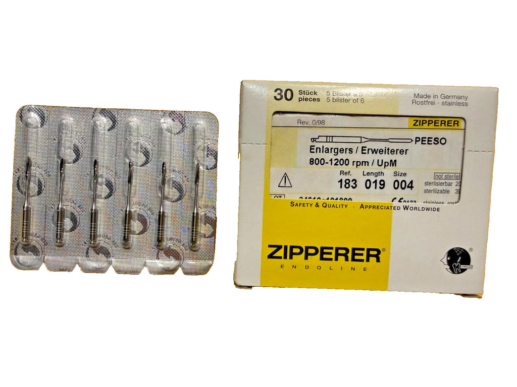 VDW Glidden PEESO Endo Rotary Drills size 5  (5 x 6 pk) 30 units Germany