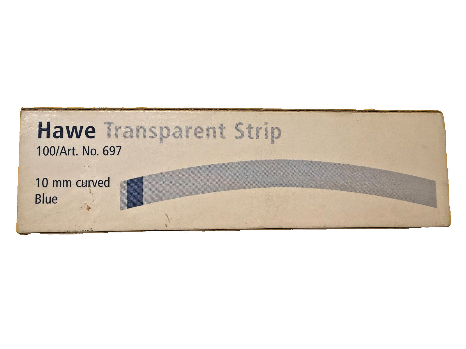 KERR HAWE Transparent curved strip 100 units SWISS made