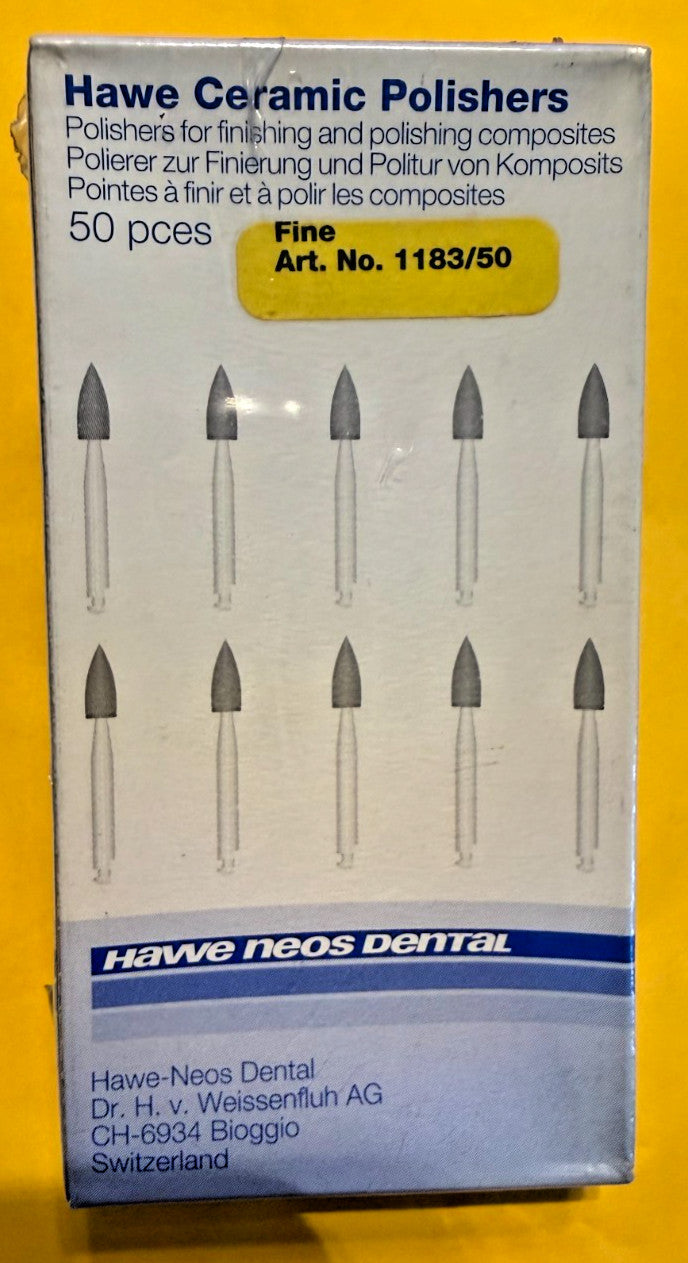 CERAMIC POLISHERS RA POINT FINE 50 units HAWE a KERR Company