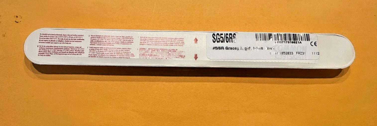 HU-FRIEDY Dental 5/6R Gracey RIGID SATIN STEEL Curette # SG5/6R6