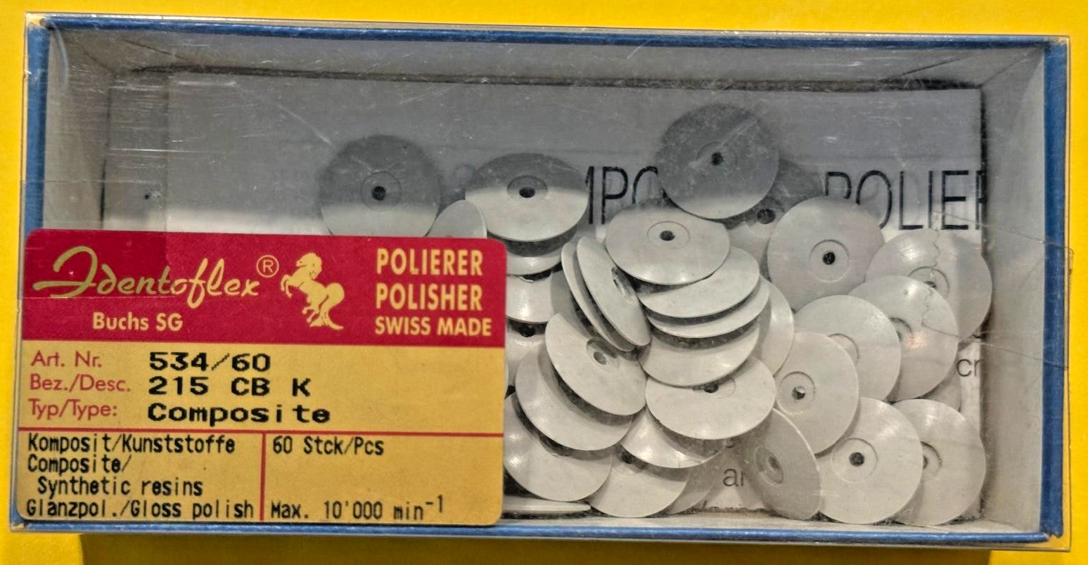 IDENTOFLEX COMPOSITE POLISHER DISC 60u. a KERR Company Swiss made