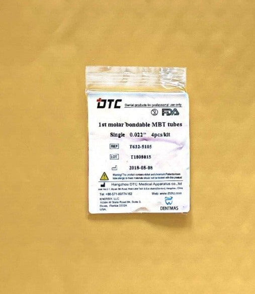 FDA 1st molar non-conv. MBT bond. buccal tube  upper single/lower single 40 unit