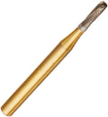 JET KERR CARBIDE BURS FG 1957 METAL CUTTER ROUND END CYLINDER.   5/Pk.
