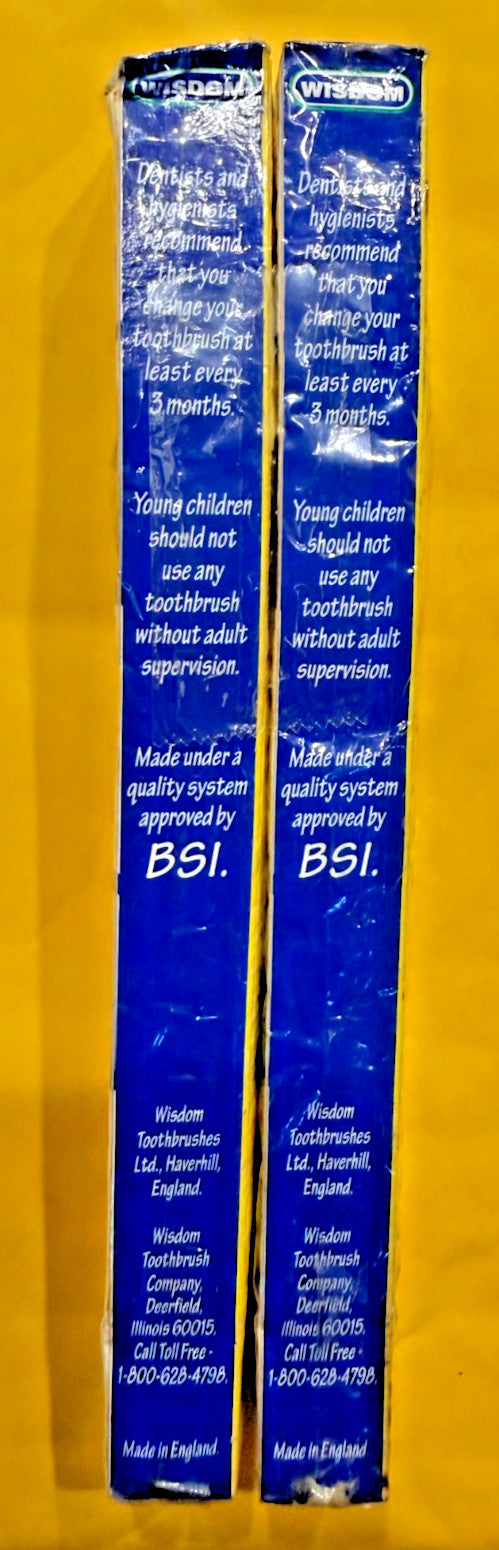 12 x WISDOM Toothbrush START Kids 3+  Pack of 12 units. UK madefor
