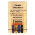 Obturation Finger Spreaders 10-40  25mm.  By Dentsply Maillefer  (4/Pack)