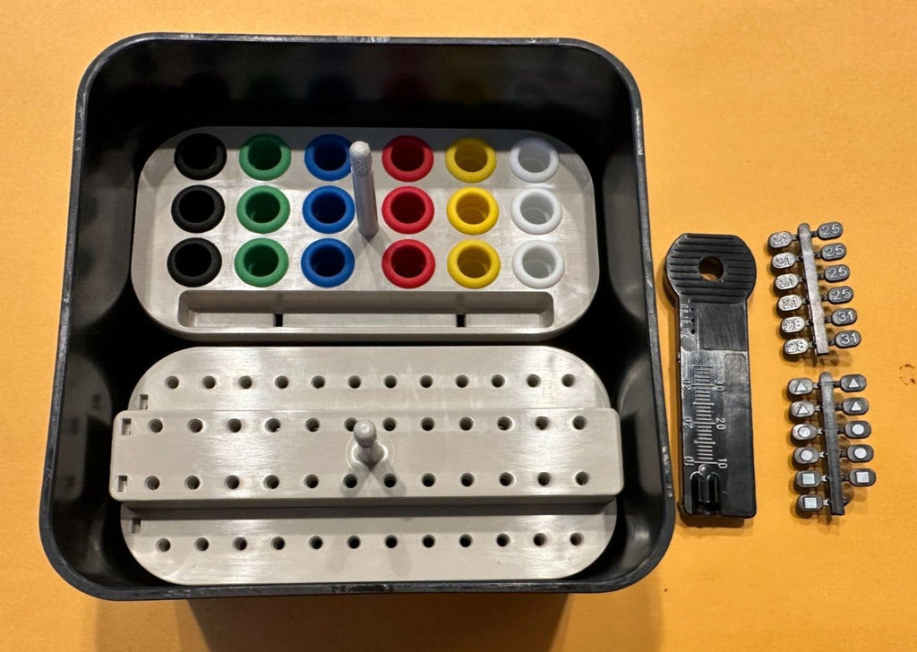 Dental Endo Organizer 48 Holes + Gutta. VDW SEMI-BOX 2000.  VDW Germany