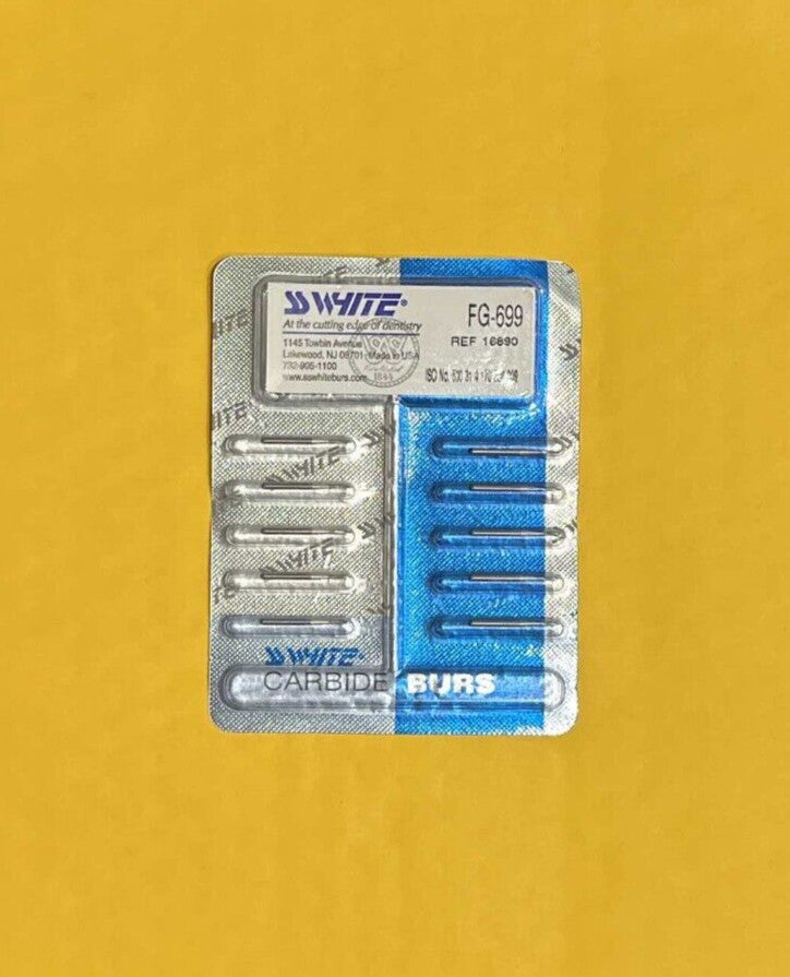 SS White Dental Carbide Burs -FG  703, FG 169, 170L, 171L, 1170