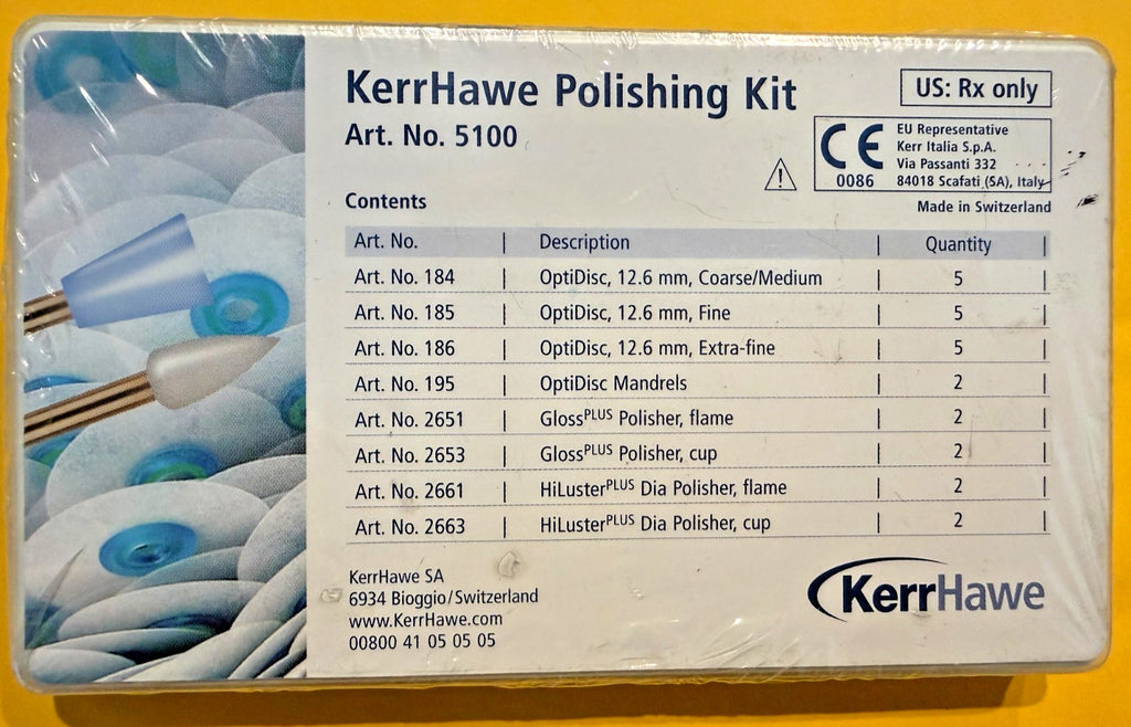 KERR HAWE 5100 POLISHING Kit assorted