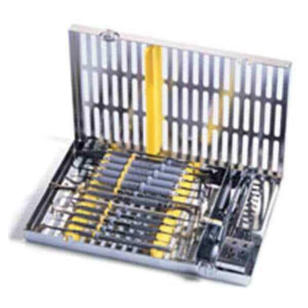 HU-FRIEDY DENTAL CASSETTE IMS 12 INSTRUMENTS YELLOW  IM8125