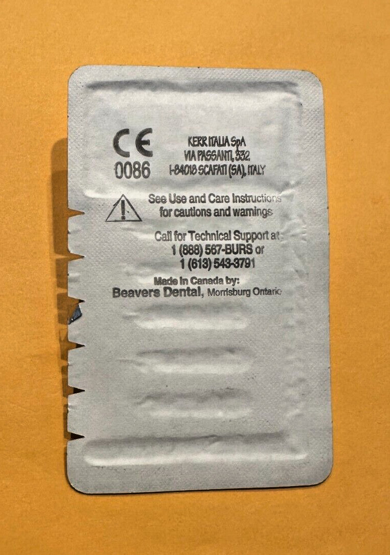 KERR JET Dental Carbide Burs FG 332  Pear.  5/Pack.  Made in Canada