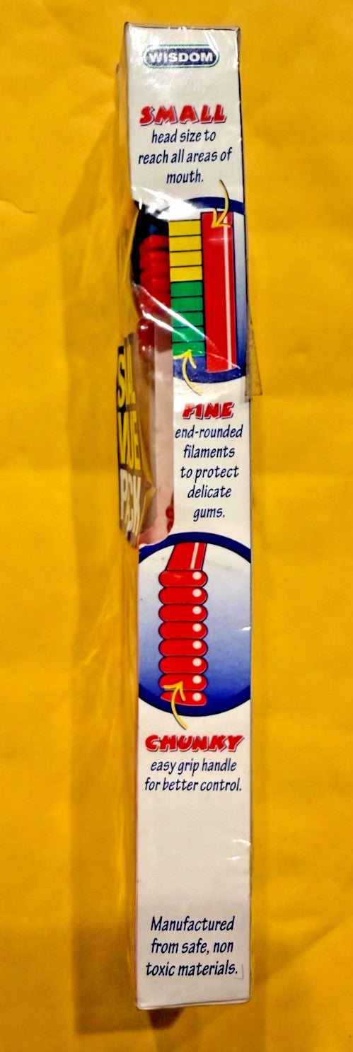 12 x WISDOM Toothbrush START Kids 3+  Pack of 12 units. UK madefor
