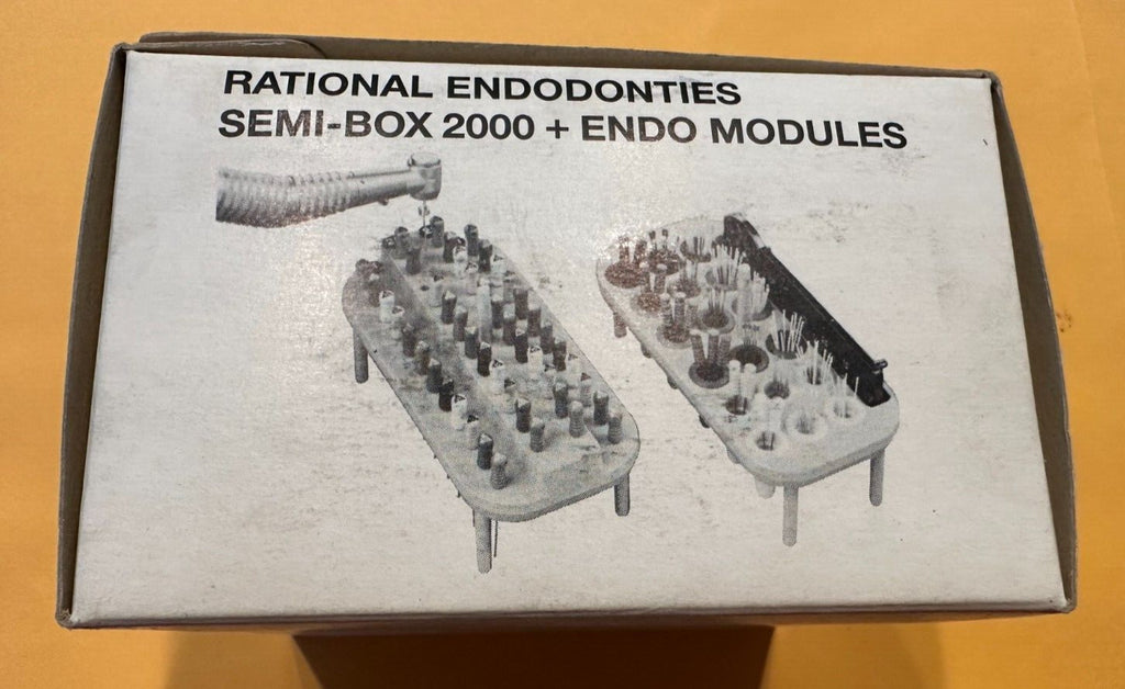 Dental Endo Organizer 48 Holes + Gutta. VDW SEMI-BOX 2000.  VDW Germany