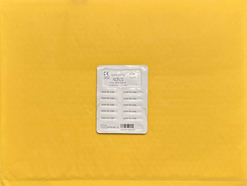SS White Dental Carbide Burs   RA 1/2,  34,  557,  558,  1556,  1557.