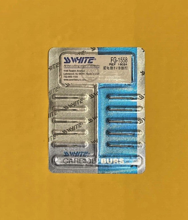 SS White Dental Burs FG 1556, 1557, 1558, 57L, 556L, 558L