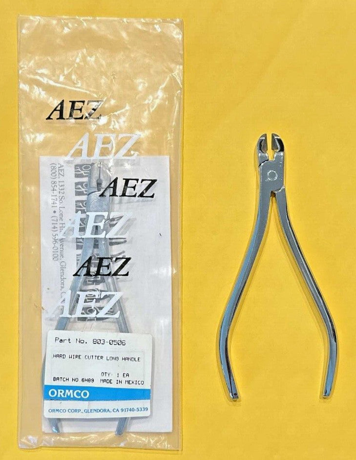 ORMCO AEZ ORTHODONTIC  HARD WIRE CUTTER LONG HANDLE PLIER 506