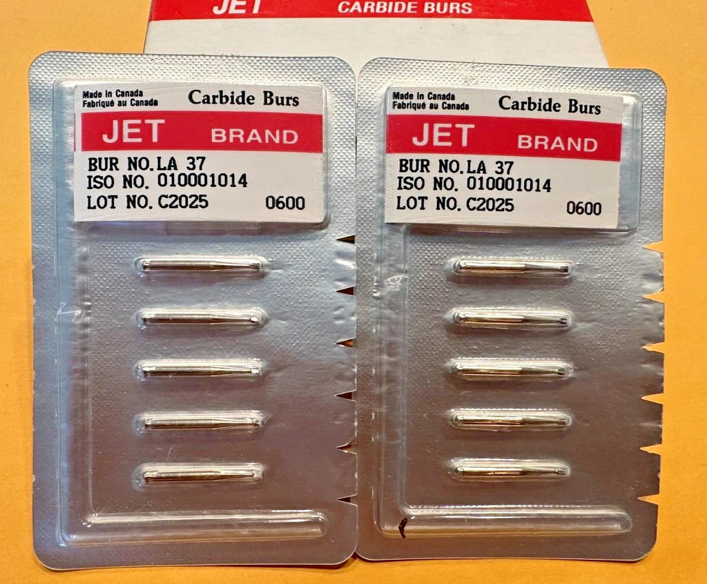 KERR JET Carbide Dental Bur RA 33 1/2 to 39 Inverted Cone MADE IN CANADA
