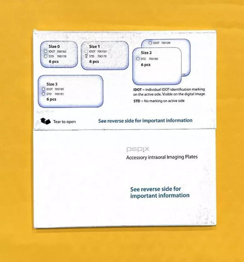Acteon PSPIX Phosphate Plates Size 1 ORIGINAL   6/box. Works for Instrumentarium