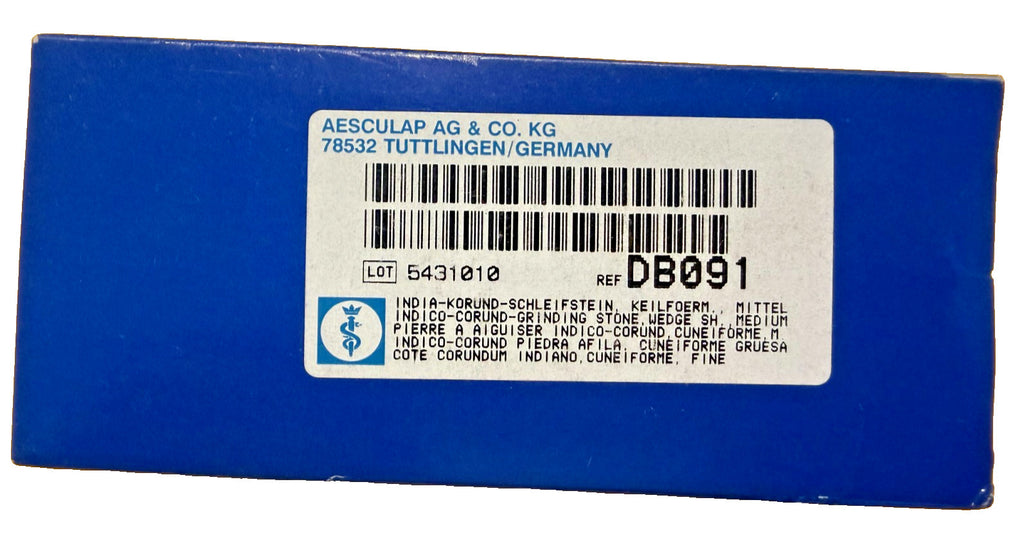 AESCULAP INDIA sharpering stone medium grain DB091 Germany