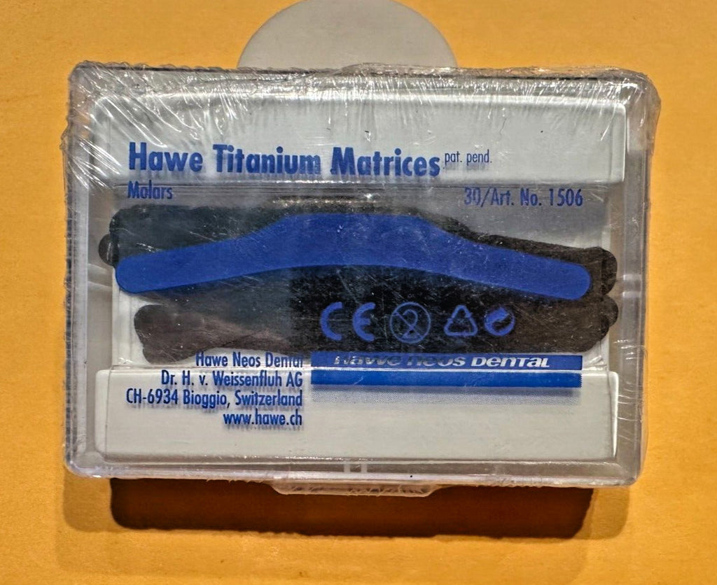 Hawe Dental Titanium Matrices Molars 30/box a KERR Company. SWISS made