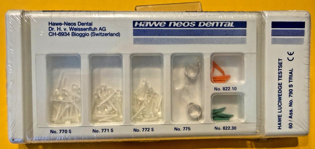 HAWE LUCIWEDGE Testset 790 S   60 transparents wedges. A KERR Company