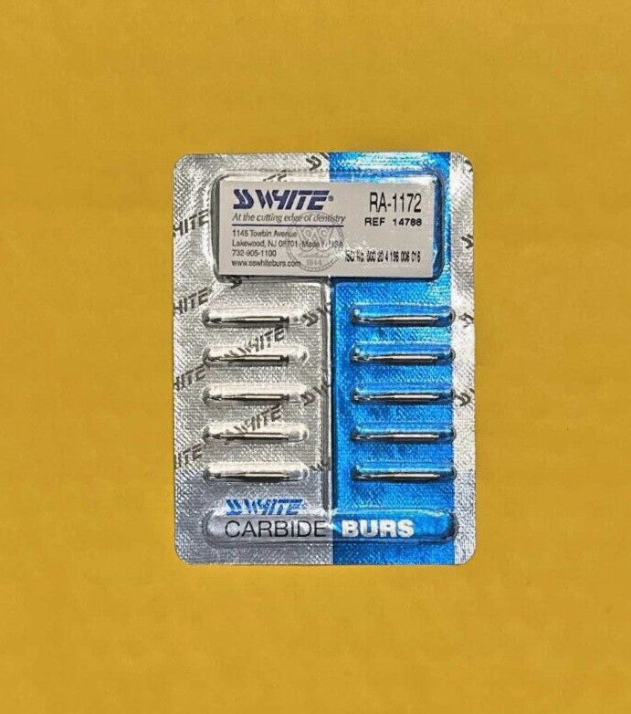 SS White Dental Carbide Burs RA 700, RA 1170, RA 1171, RA 1172