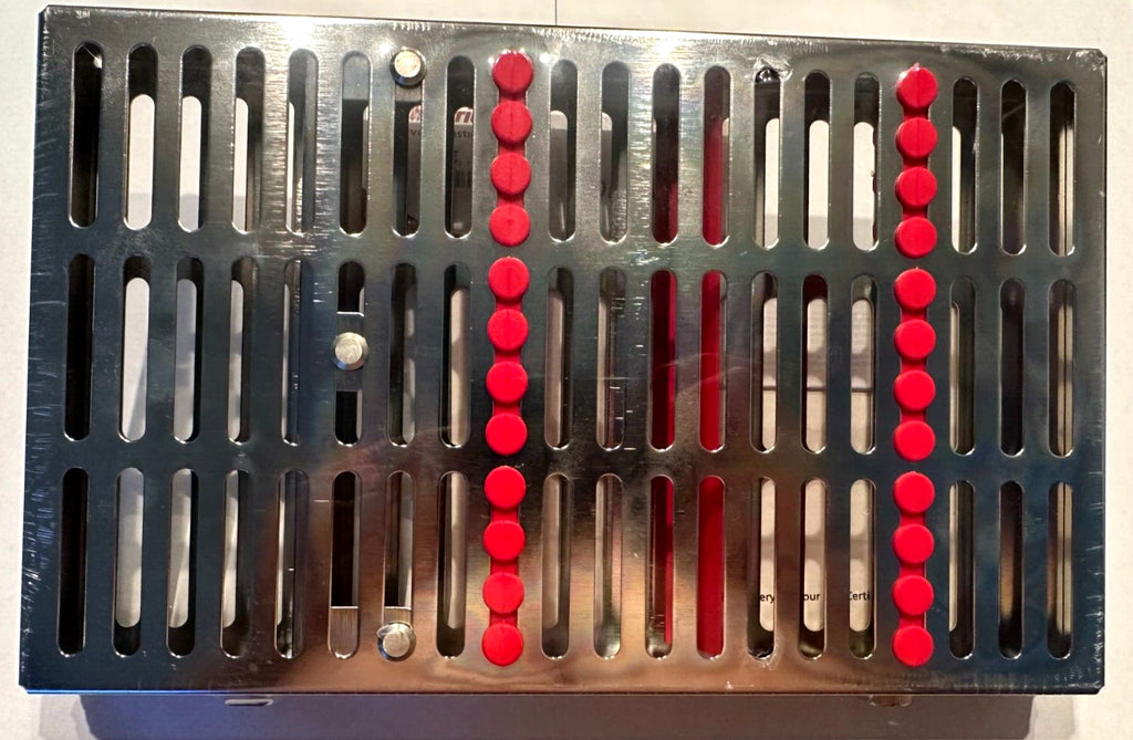 HU-FRIEDY DENTAL CASSETTE IMS 12 INSTRUMENTS RED  IM8120