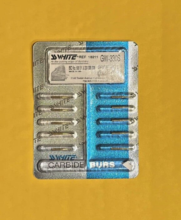 SS WHITE Great White FG GW701, GW245, GW330S, GW332S , carbide burs