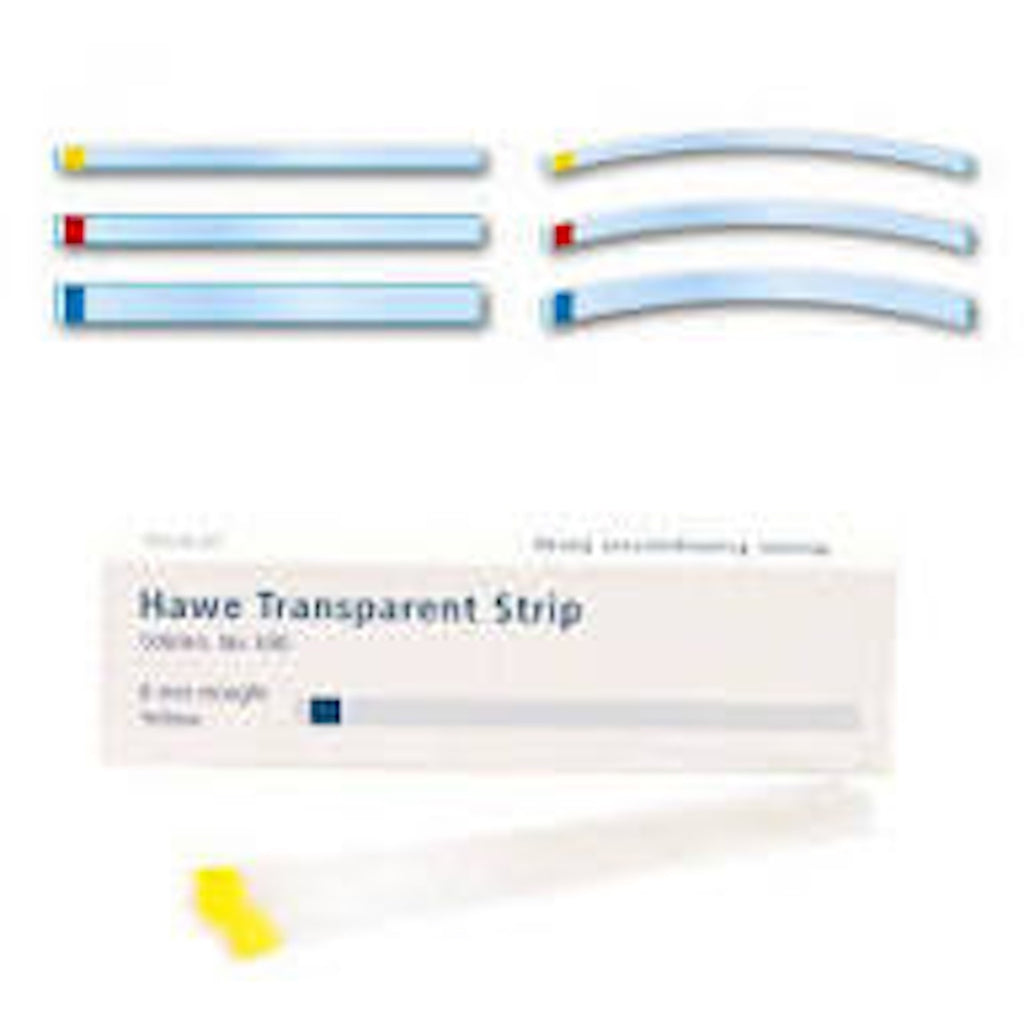 KERR HAWE Transparent curved strip 100 units SWISS made