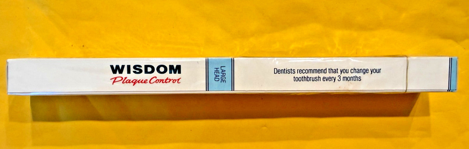 12 x WISDOM Toothbrush PLAQUE CONTROL 3P  Pack of 12 units. UK made