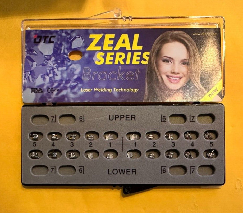FDA   ZEAL SERIES Roth Dental brackets,  345 with hooks.  0.022"    10 SETS
