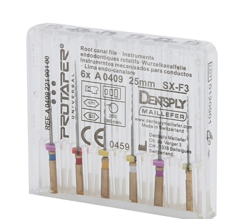 Dentsply Maillefer  Rotary ProTaper Universal Engine NiTi Files   SX-F3