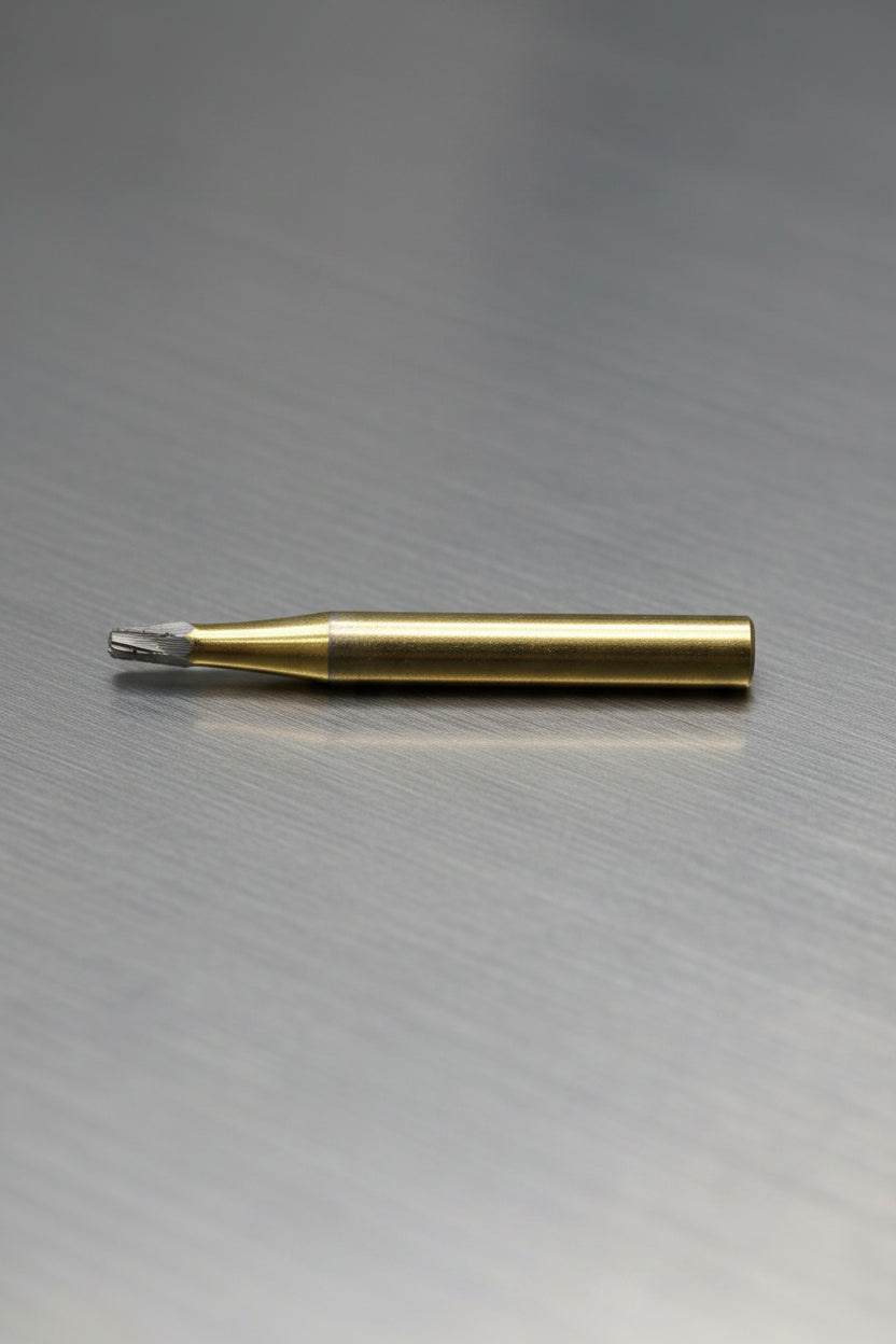 CARBIDE BURS FG 2070 METAL CUTTER FLAT END TAPER. JET KERR.  5/Pk.
