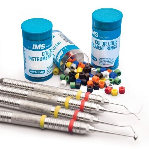 HU-FRIEDY Large Color Code Instrument Rings, 90 Pack.  IMS-1280L