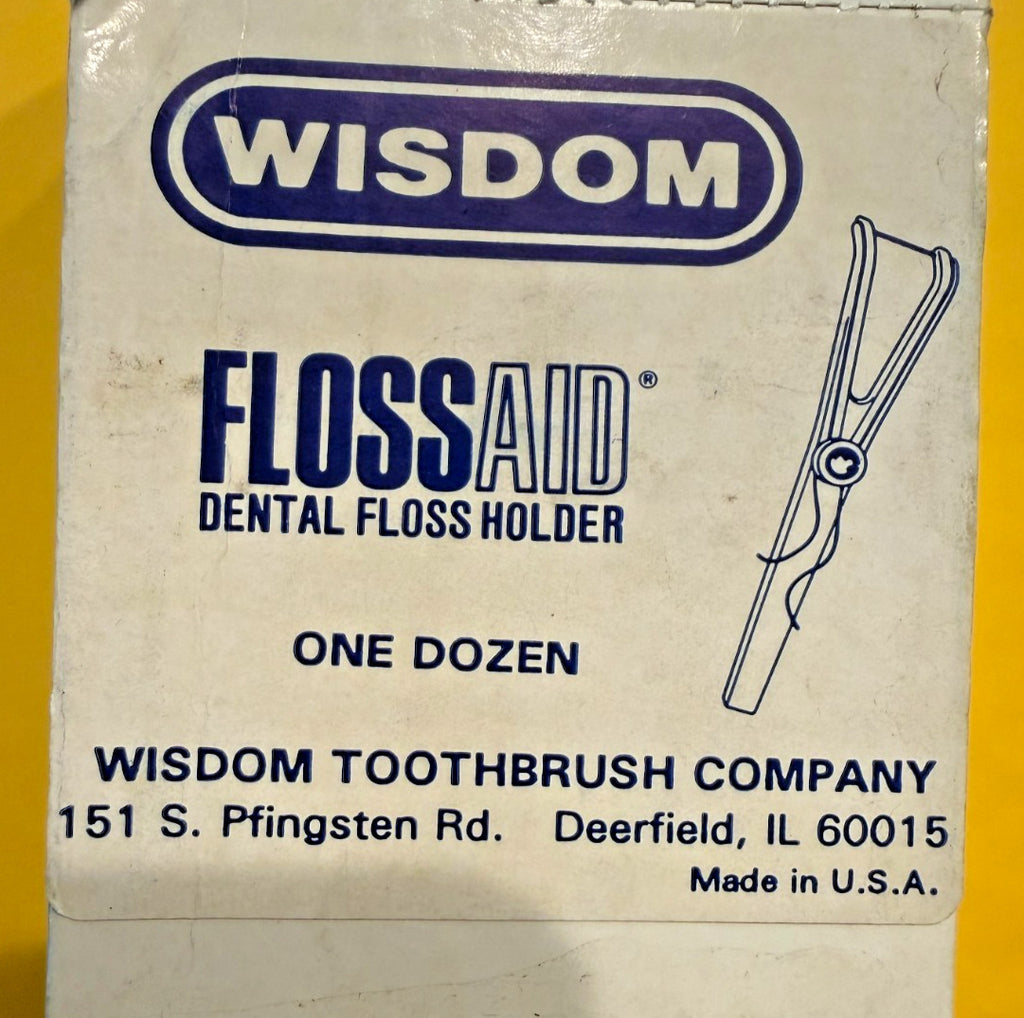 FlossAid  Set of 3 Floss-Aid Dental Floss Holder WISDOM USA