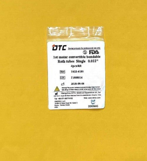 FDA 1st molar Roth bond. Convert buccal tube  upper single/lower single 40/set