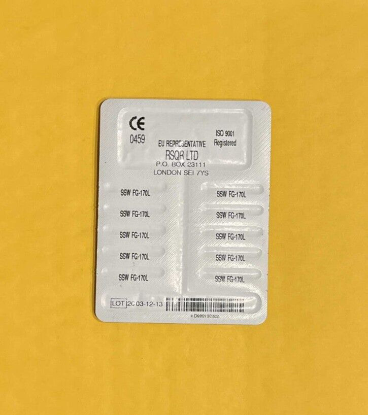 SS White Dental Carbide Burs -FG  703, FG 169, 170L, 171L, 1170