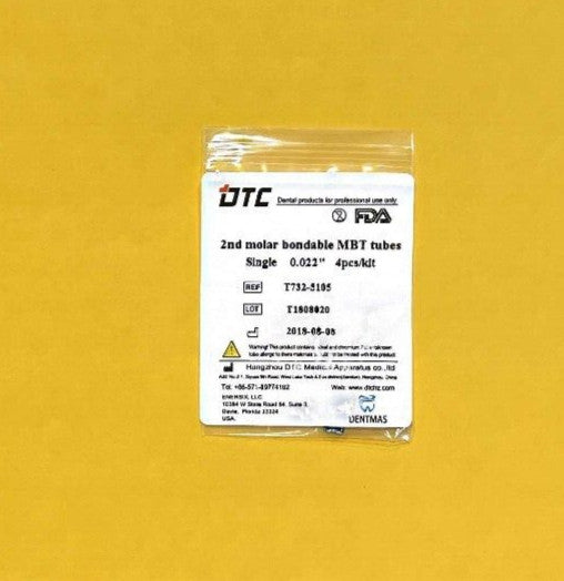 FDA 2nd molar non-convert. MBT bond. buccal tube  upper single/lower single 40/p