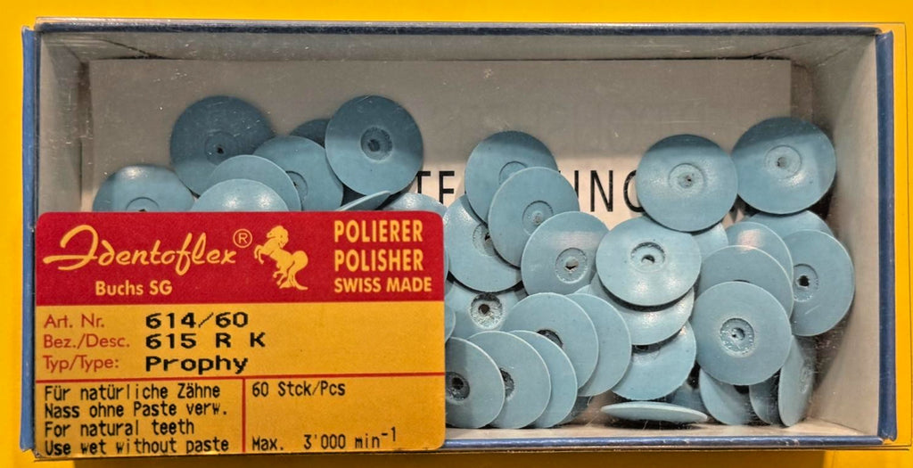 IDENTOFLEX PROPHY POLISHER DISC 60u. a KERR Company Swiss made
