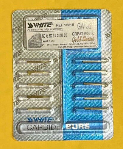SS WHITE Great White FG  GW34, GW35, GW37,  , dental carbide burs