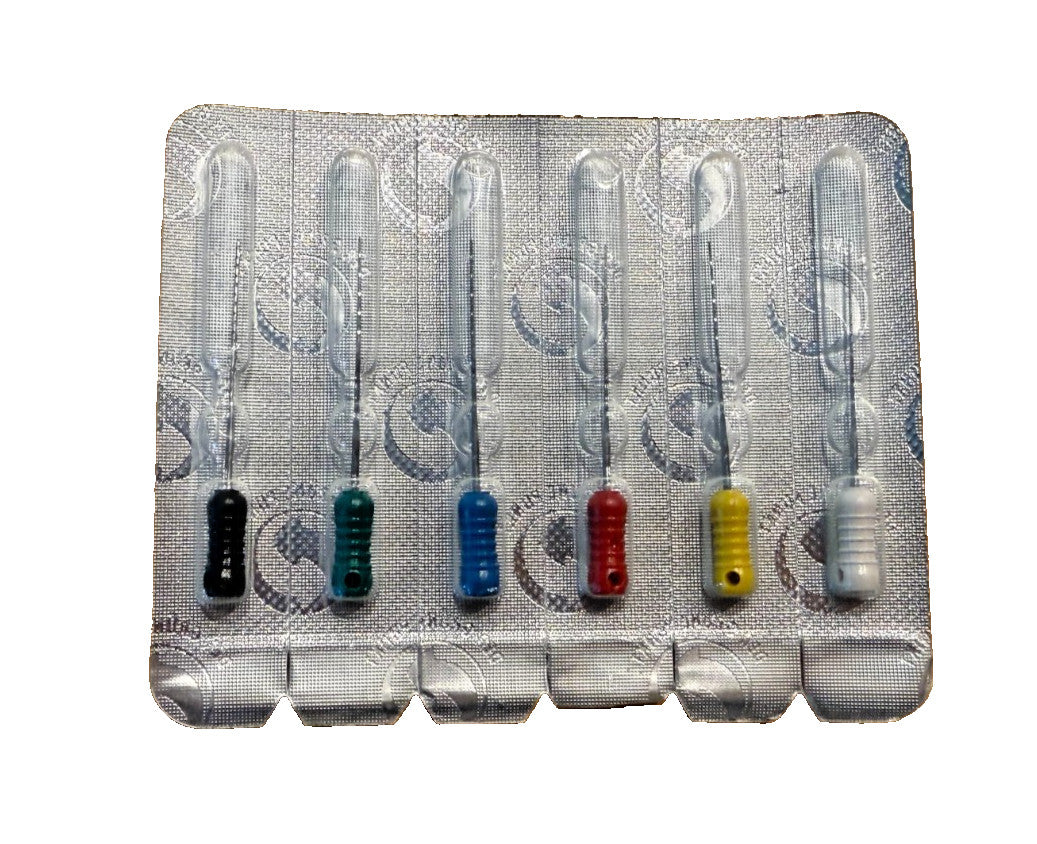 RAT TILE ENDO FILE assorted 25mm.   VDW CC-CORD 3 x 6/blister ( 18 files )