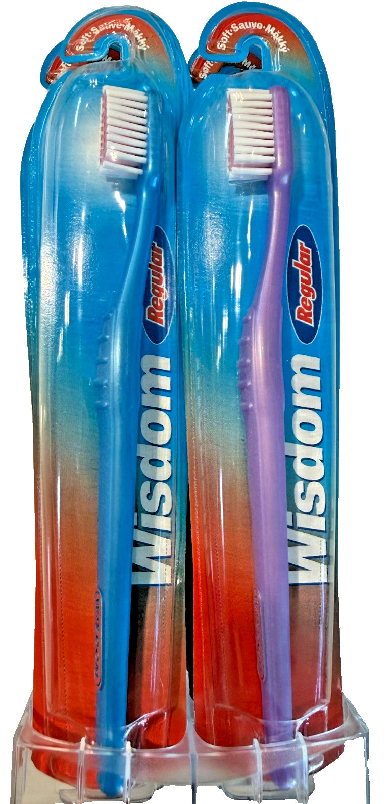 12 x WISDOM Toothbrush REGULAR SOFT Pack of 12 units. UK made