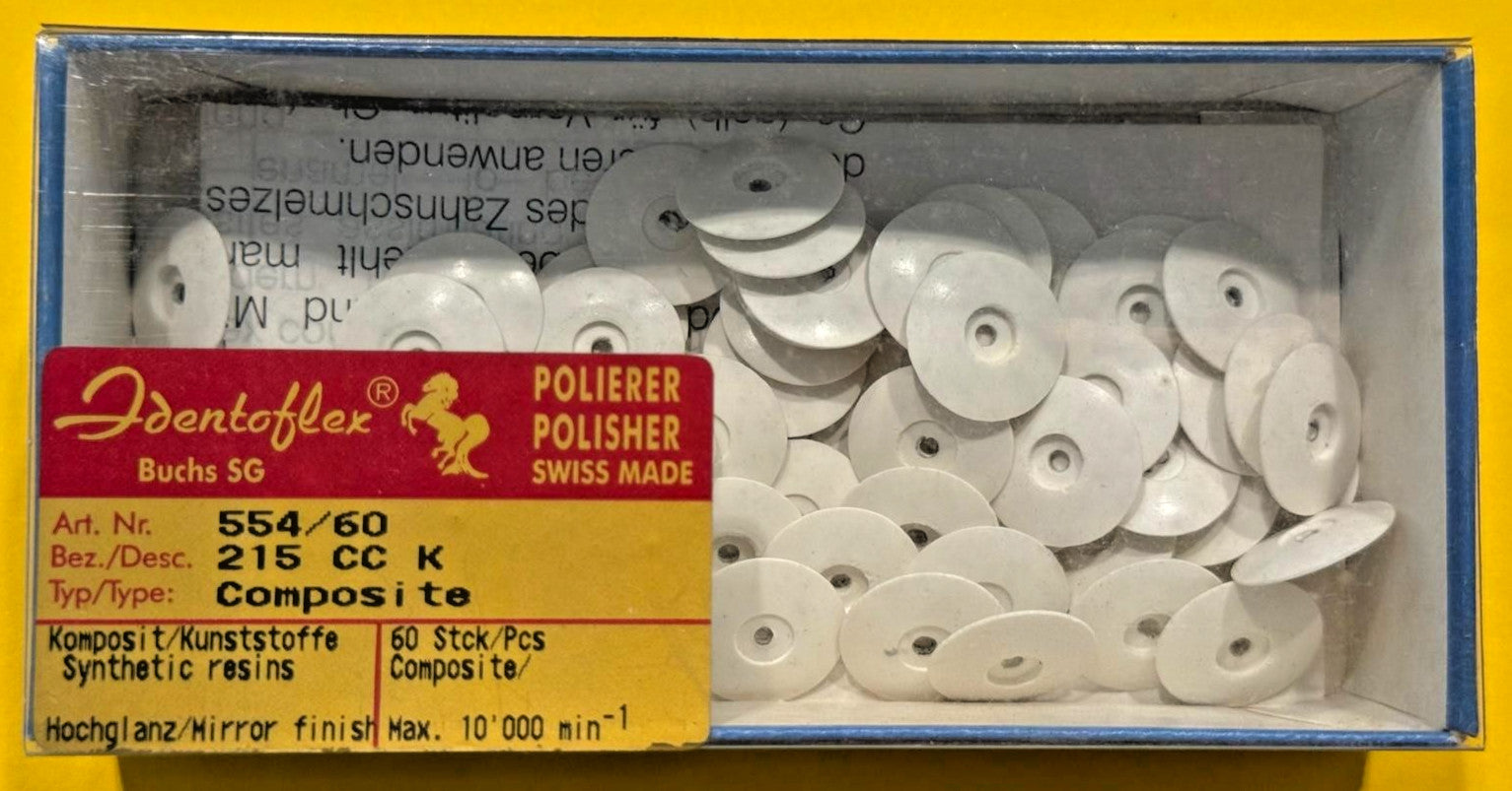 IDENTOFLEX COMPOSITE HIGH GLOSS POLISHER DISC 60u. a KERR Company Swiss made