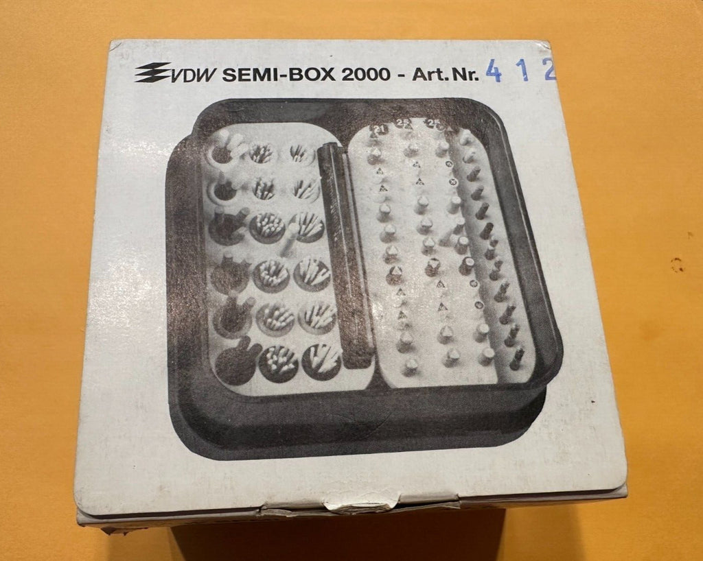 Dental Endo Organizer 48 Holes + Gutta. VDW SEMI-BOX 2000.  VDW Germany