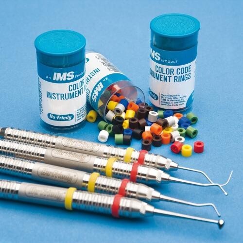 HU-FRIEDY Regular Color Code Instrument Rings, 90 Pack.  IMS-1280