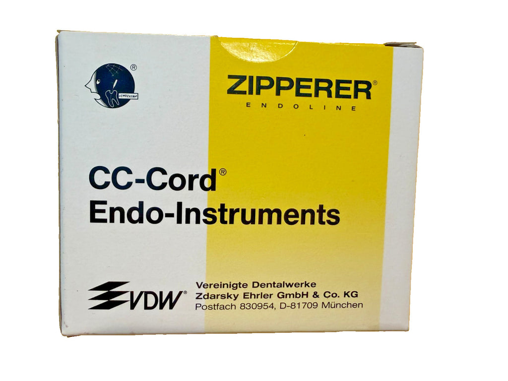 30 ENDO FINGER PLUGGER VDW ZIPPERER 5 x 6 box. A Dentsply Company. Germany