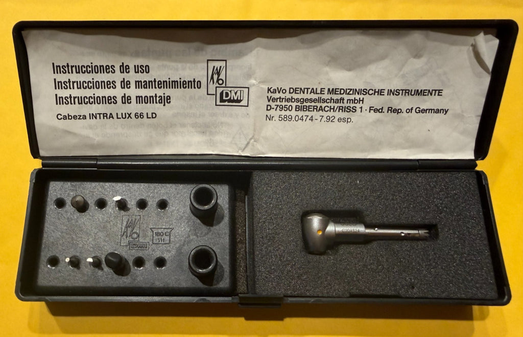 KAVO 66 LD  INTRA LUX Head.   Push Button. with 5 tips. Germany made.
