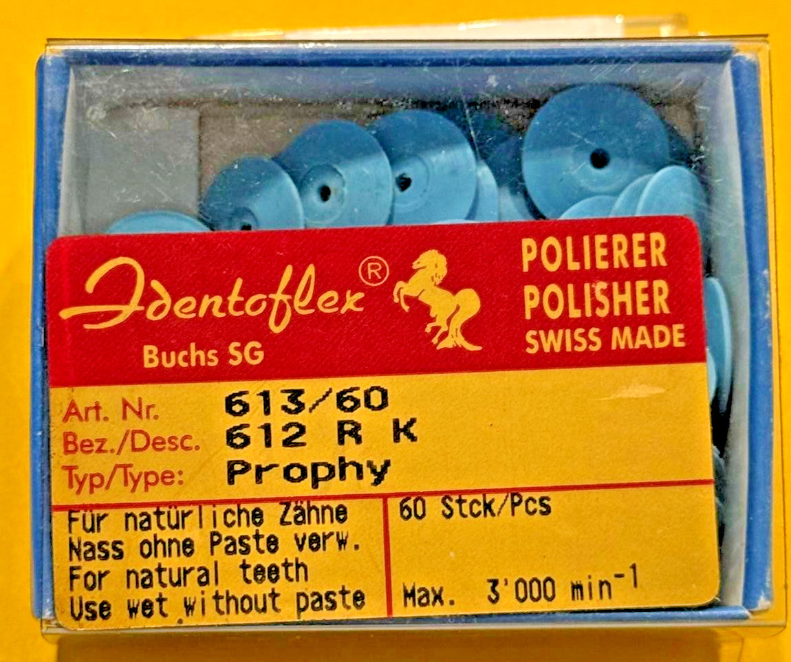 IDENTOFLEX PROPHY POLISHER MINI DISC 60u. a KERR Company Swiss made